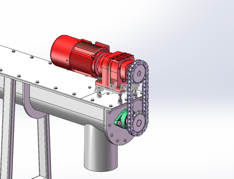 u型双向螺旋输送机