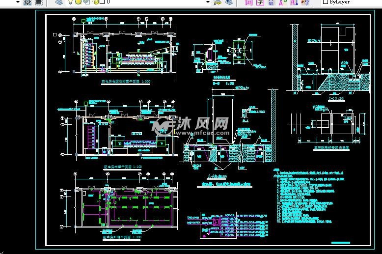 变压器及高低压配电柜原理及安装布置 - 箱体类图纸 - 沐风网