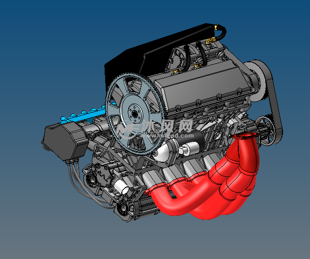 小型飞机发动机模型
