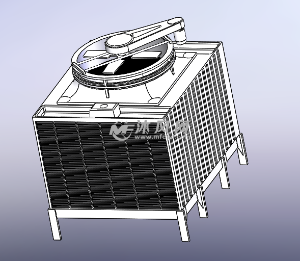 冷却塔立体图图片