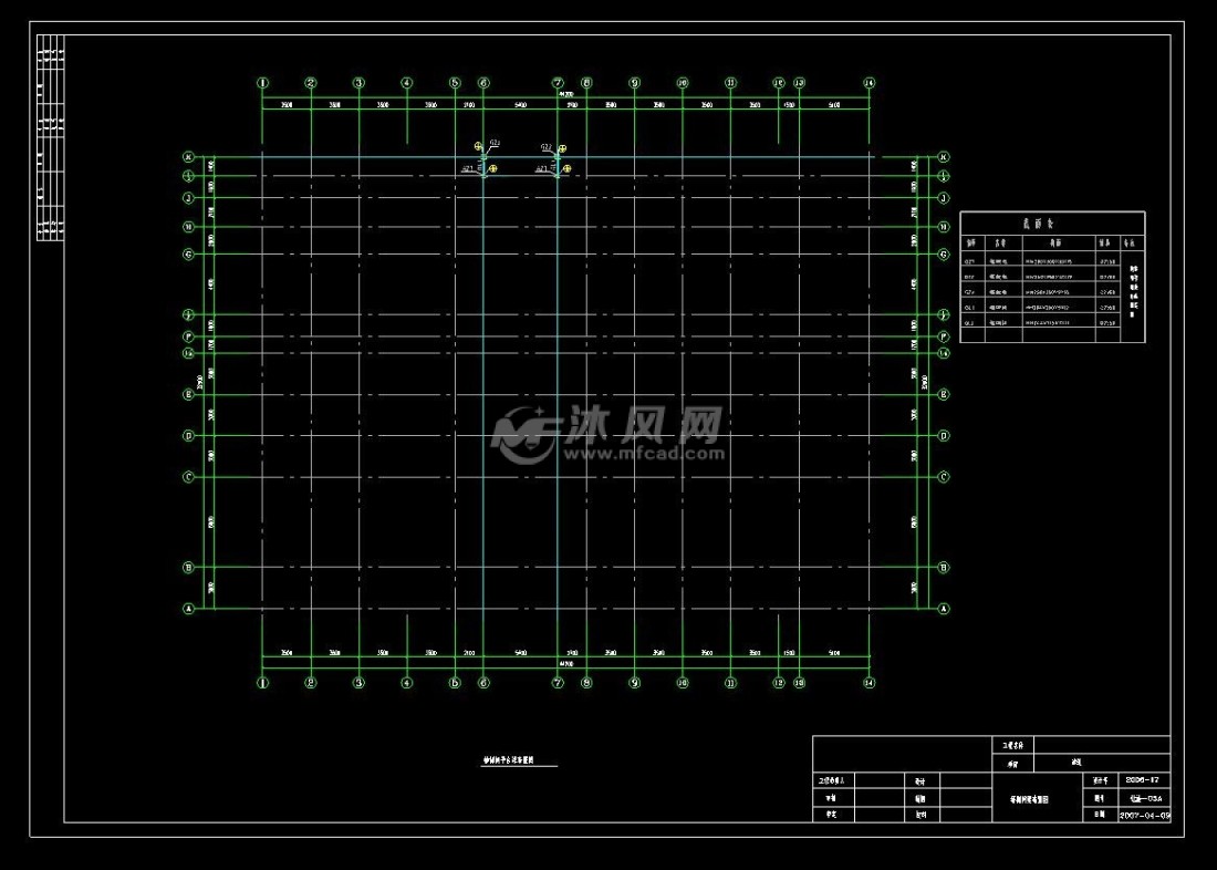 框架结构梁布置图图片