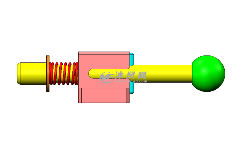 弹性自复位插销方案