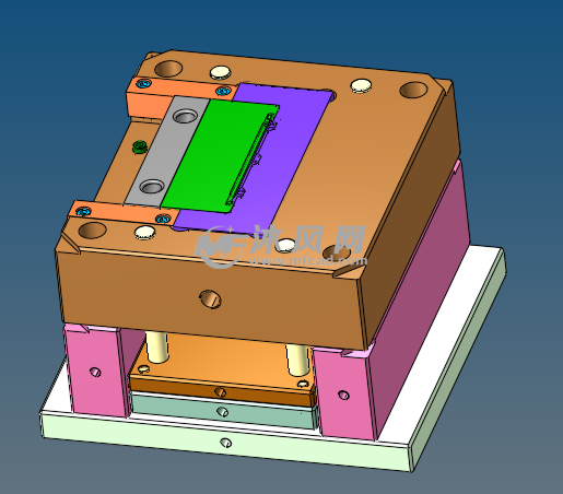 长条形塑胶模具