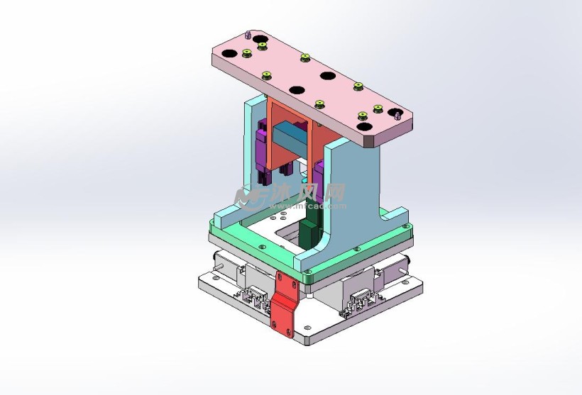 产品自动定位平台机构