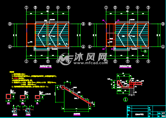 屋面结构平面图