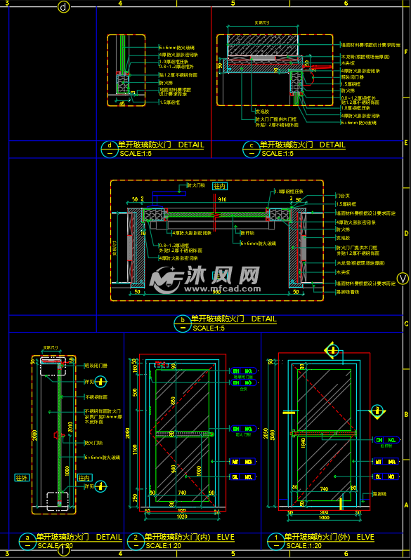 门标准图防火门类