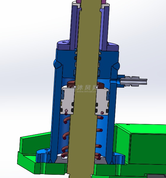 gcj电动沟槽式管道滚槽机 - 机械加工图纸 - 沐风网