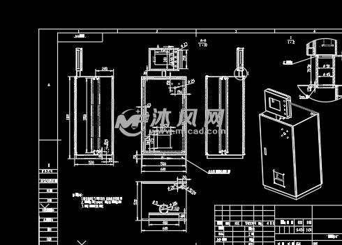 非标检测仪器柜 - 实验测试及性能验证设备图纸 - 沐风网