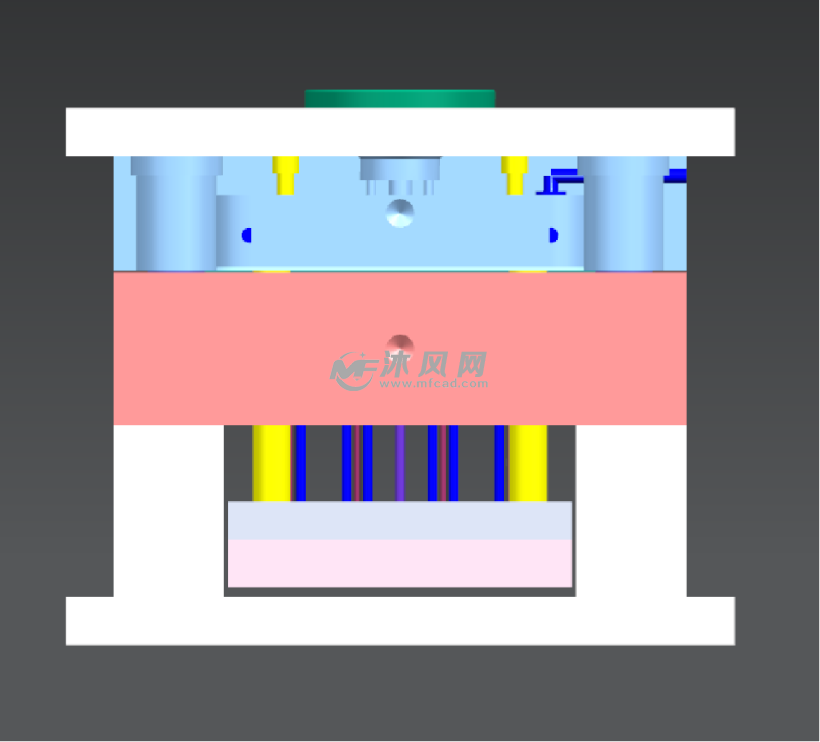 电子烟的烟嘴和底座模具