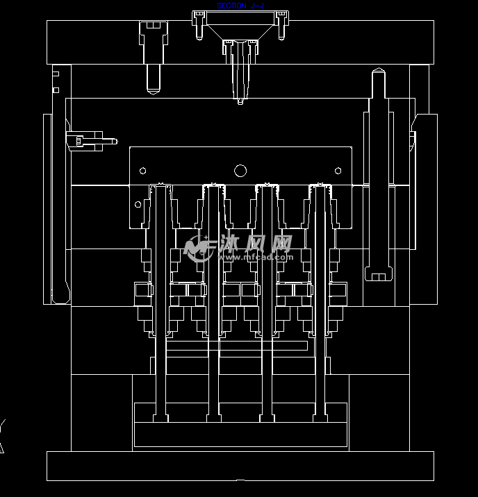 螺纹瓶盖注塑模具