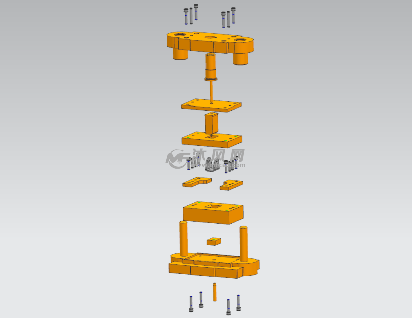 减震吊耳2套ug带工作动画视频