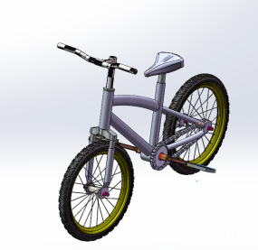 solidworks自行车图纸