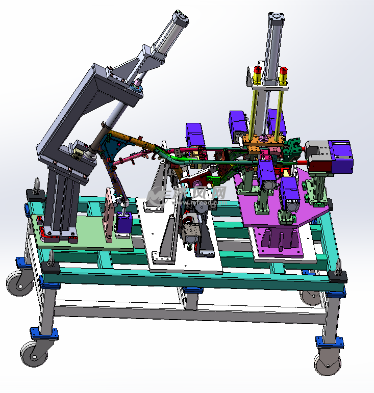 车架焊接夹具工装