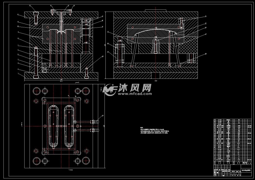 电话机后壳模具设计图(电话机后壳模具设计图解)