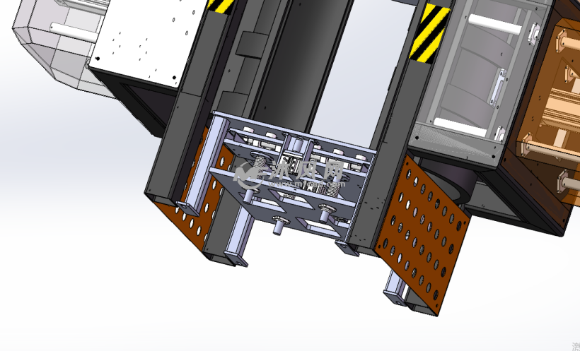 底部支撑抬升机构