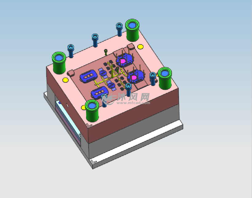 汽车钥匙注塑模具