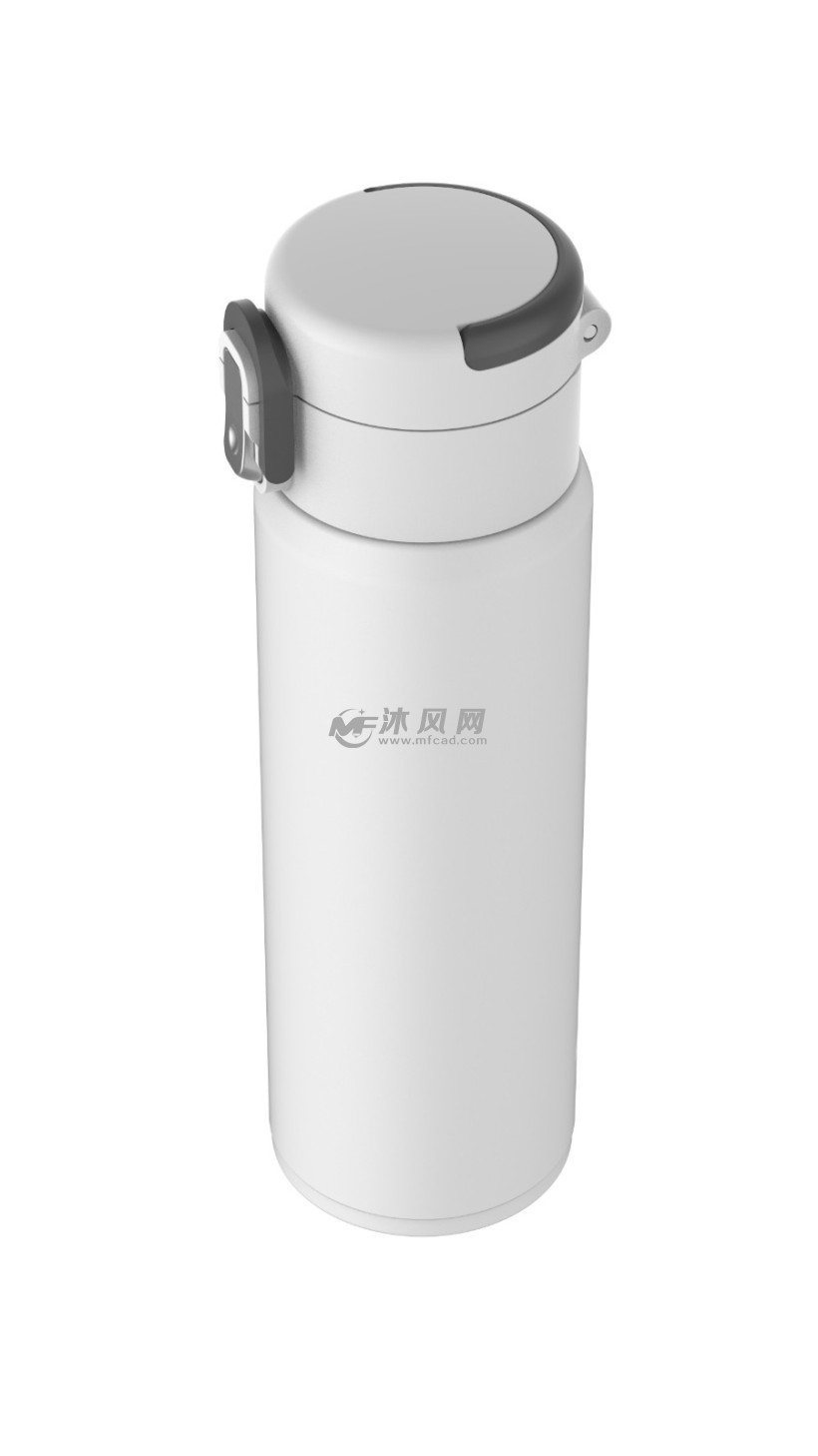 弹跳盖保温杯设计