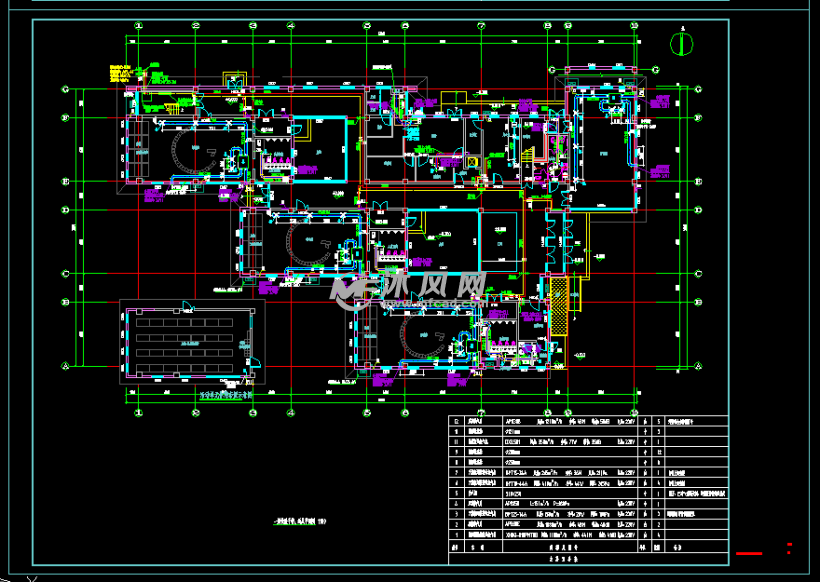 幼儿园暖通空调图纸