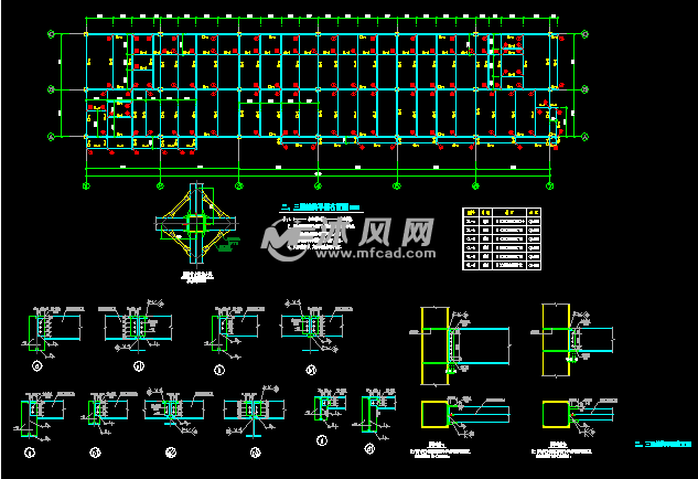 钢结构办公楼结构图纸