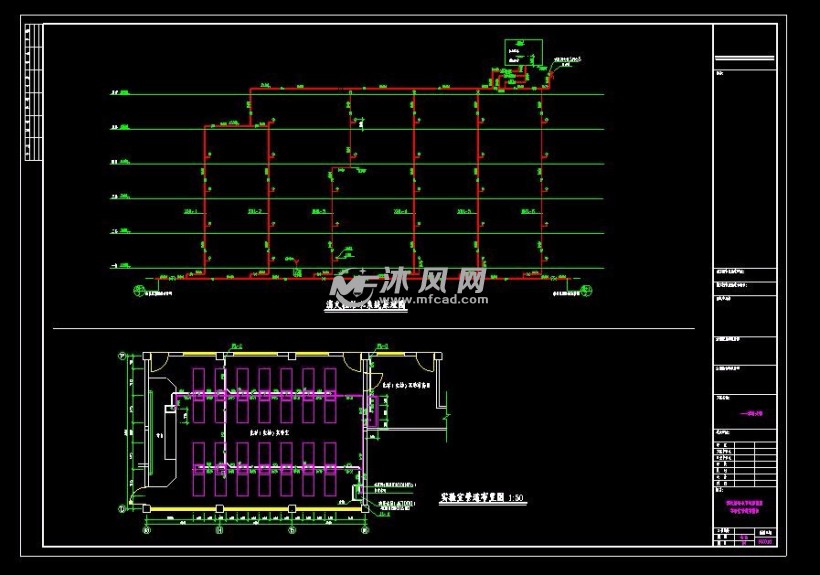 某中学实验楼水施图