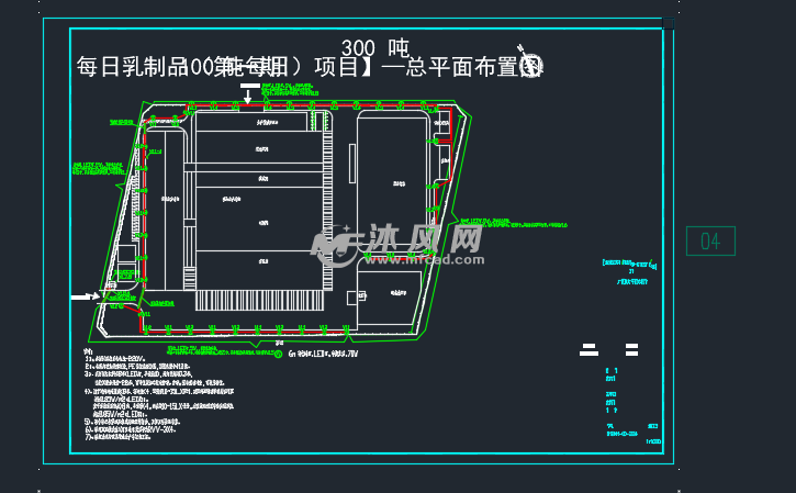 厂区路灯平面布置图