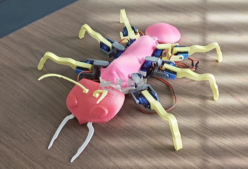 机械仿生蚂蚁 - 人体/动物模型图纸 - 沐风网