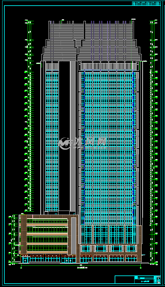 28层高层办公楼全专业施工图