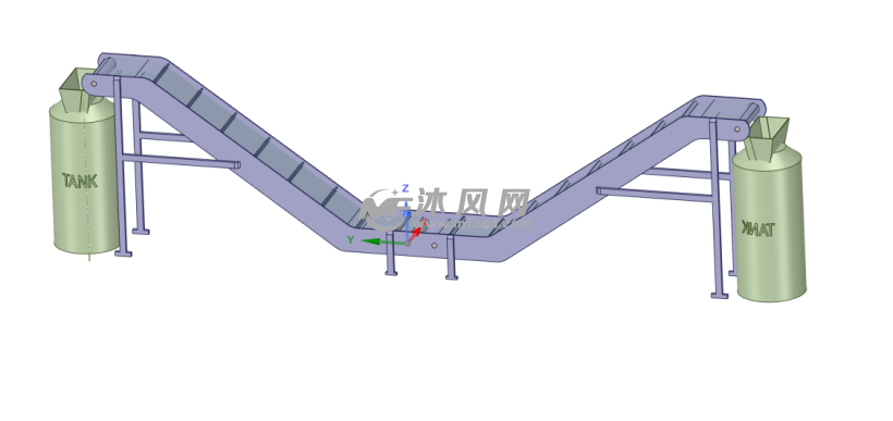v型传送带升降机