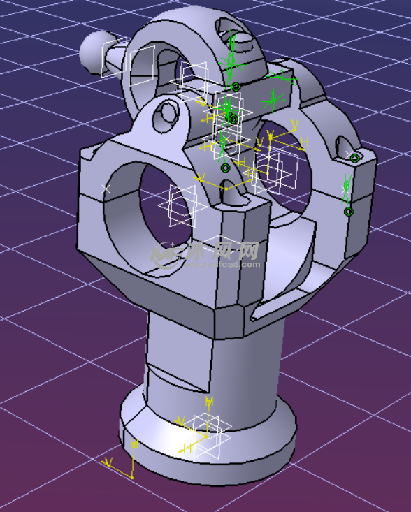 catia万向节设计 - 传动件图纸 - 沐风网
