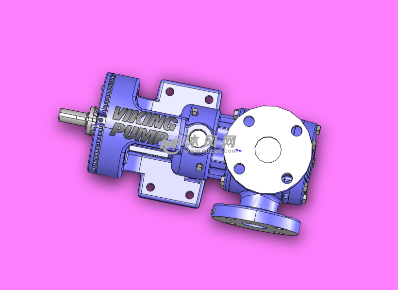227a系列威肯泵俯视图