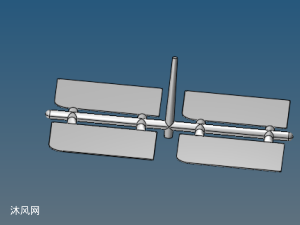 支撑板注塑模具三维