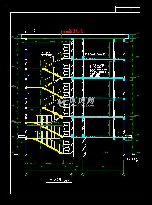 某六层砖混建筑结构图