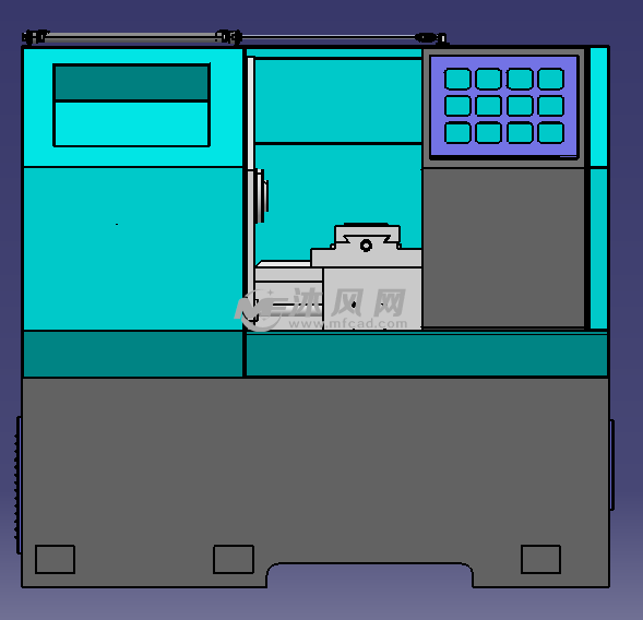 数控机床主视图