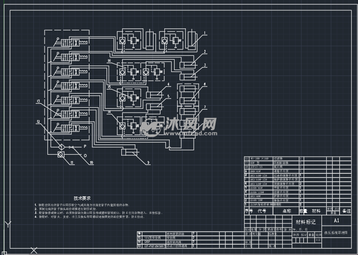 液压系统原理图