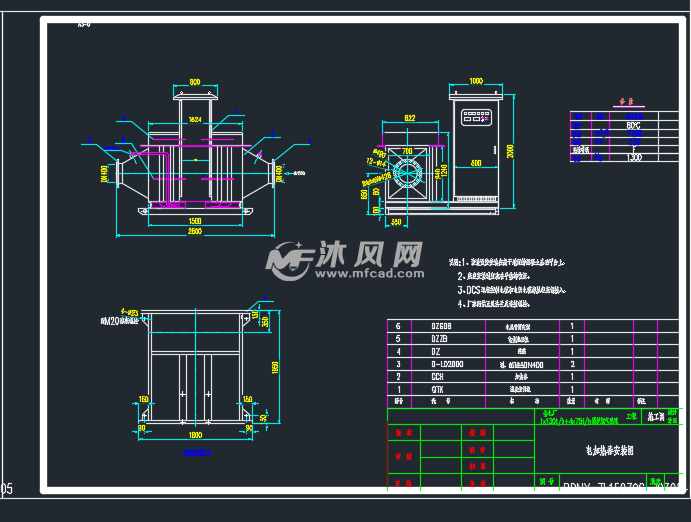 130t锅炉湿法脱硫所有设备安装图