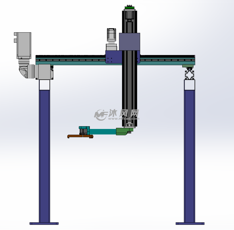 四轴桁架机械手模型