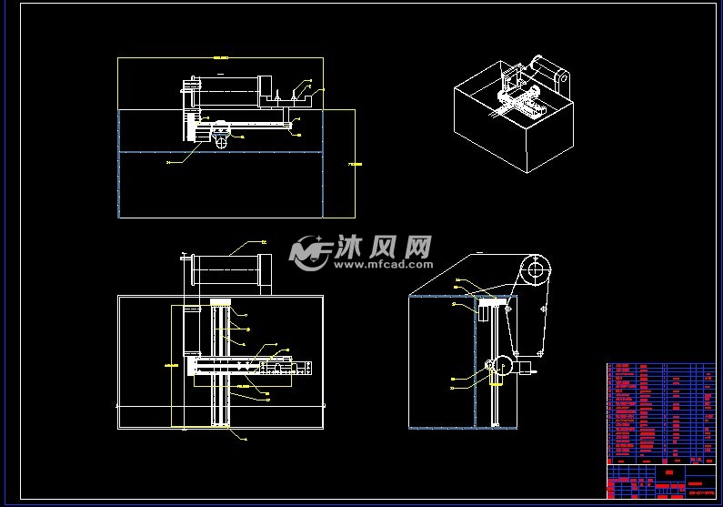 慢走丝线切割加工机床设计