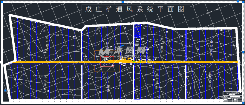 图名,图纸,图纸说明,图签的要求以及图例的位置要求与矿井通风系统图