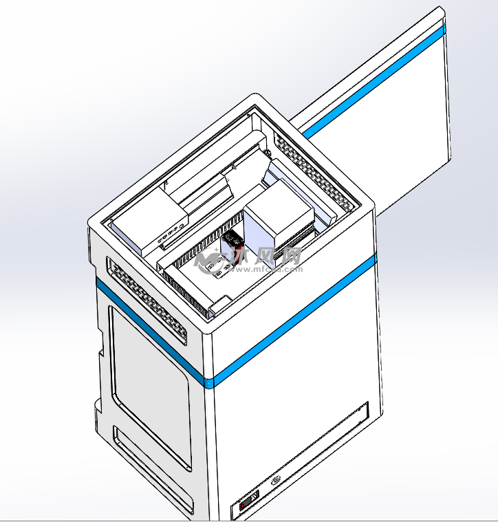 钣金暗室柜体 - 箱体类图纸 - 沐风网