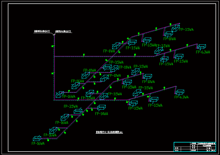 一区水系统轴测图