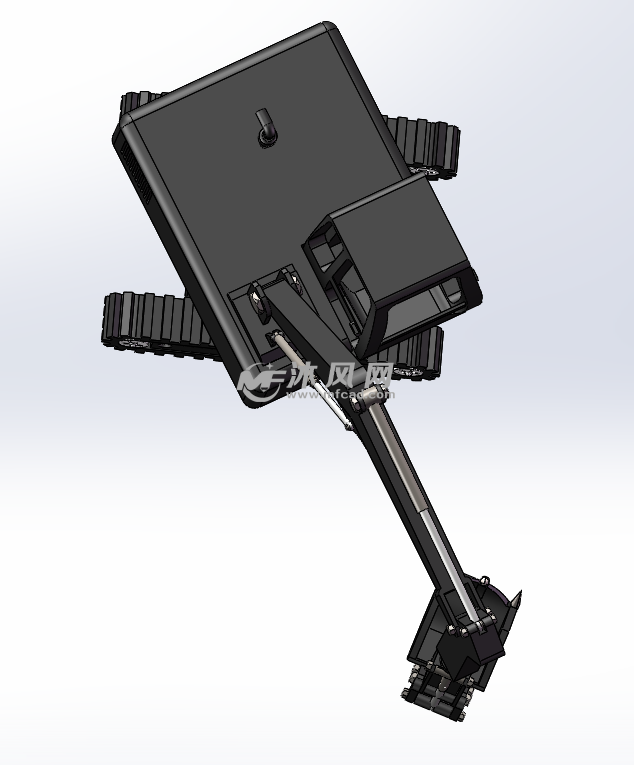 鹰爪可旋转式特种挖掘机 - 工程机械/建筑机械图纸 - 沐风网