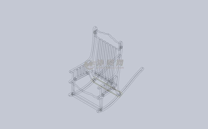 玩具-摇椅 - 椅图纸 - 沐风网