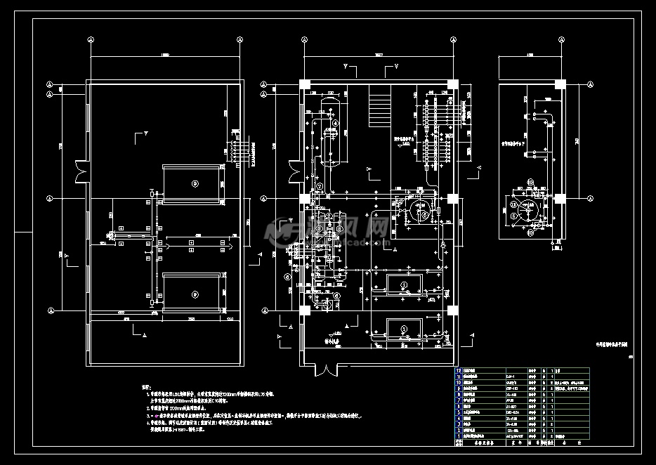 10000吨低温冷藏库及制冷机房设计 - 换热/制冷空调设备图纸 - 沐风网