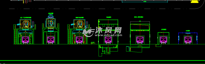 6万辆新能源汽车涂装设备平面图 - 印刷设备图纸 - 沐风网