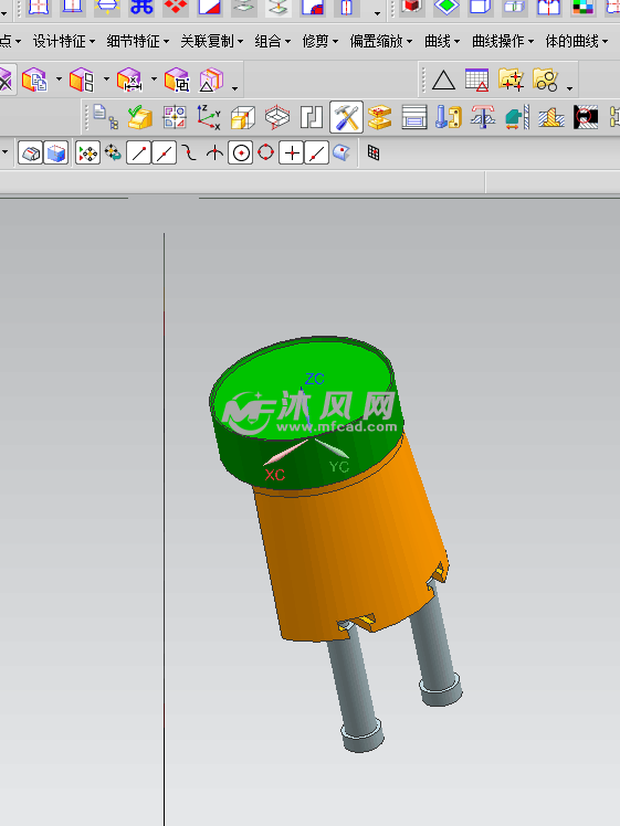 兄弟侧抽芯简图