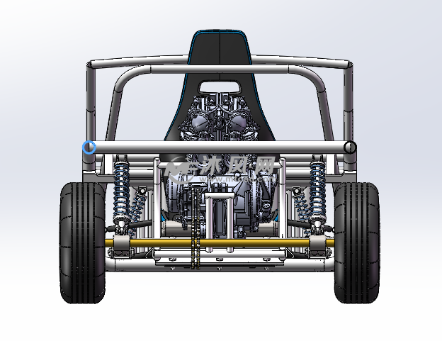 钢管卡丁车(含stp格式和材料清单) - 专用车图纸 - 沐风网