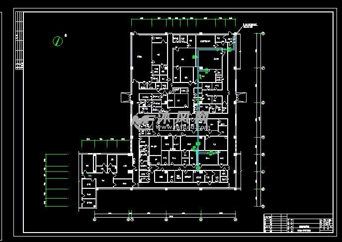 某药厂生物车间给排水图