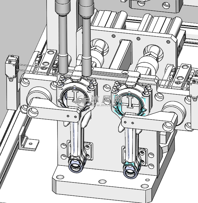 活塞连杆定位装置