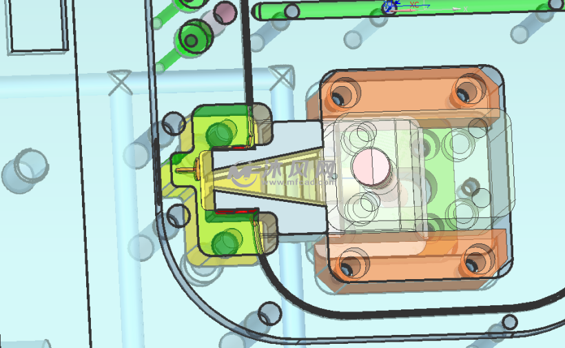 模具生产非常顺利  滑块慢丝加工    感谢分享评价模具设计简单耶懂