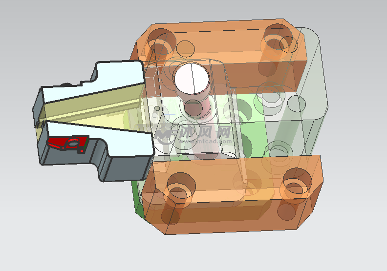 燕尾槽滑块带滑块